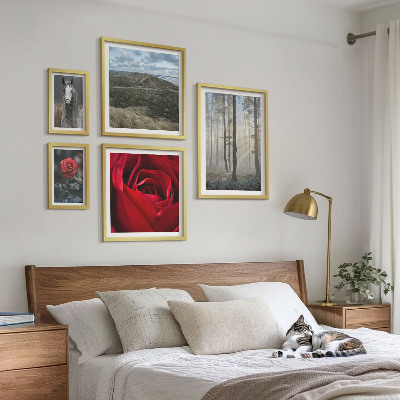 Decorațiune de perete set tablouri Flori naturale în diferite stiluri