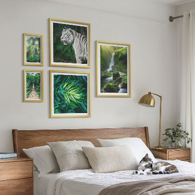 Polyptic înrămat Peisaje naturale tropicale