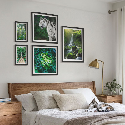 Polyptic înrămat Peisaje naturale tropicale