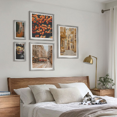 Decorațiune de perete set tablouri Străzi fermecătoare ale aromelor