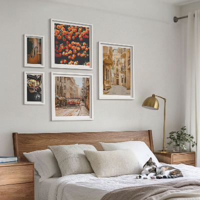 Decorațiune de perete set tablouri Străzi fermecătoare ale aromelor