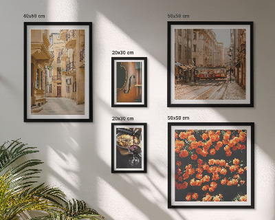 Decorațiune de perete set tablouri Străzi fermecătoare ale aromelor
