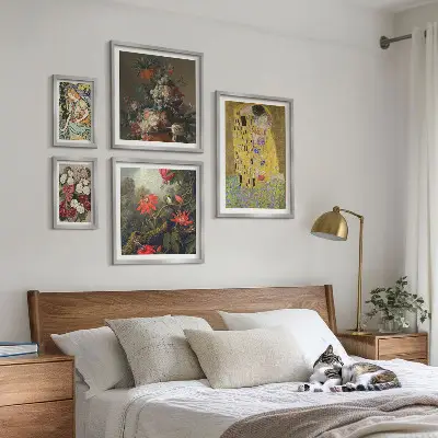 Compoziții de artă florală cu ramă poliptic