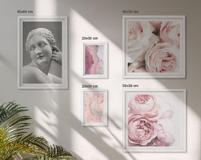 Polyptic înrămat Sculpturi florale clasice