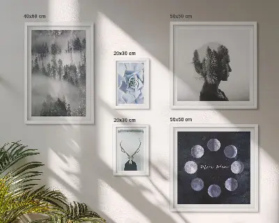 Set de tablouri decorative pentru perete cu motive naturale din natură