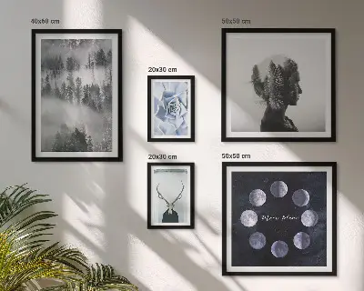 Set de tablouri decorative pentru perete cu motive naturale din natură