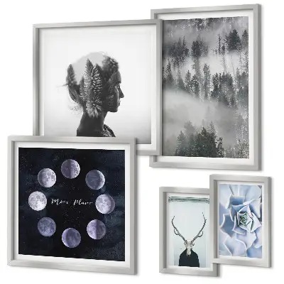 Set de tablouri decorative pentru perete cu motive naturale din natură