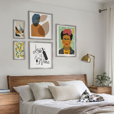 Polyptic înrămat Portrete în stil boho, abstracte