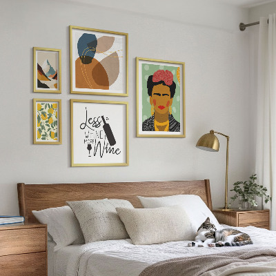 Polyptic înrămat Portrete în stil boho, abstracte