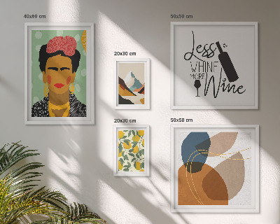 Polyptic înrămat Portrete în stil boho, abstracte