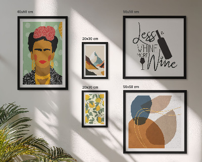 Polyptic înrămat Portrete în stil boho, abstracte