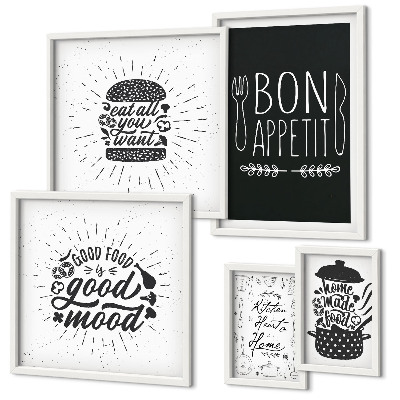 Polyptic înrămat Inspirații în bucătărie