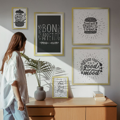 Polyptic înrămat Inspirații în bucătărie