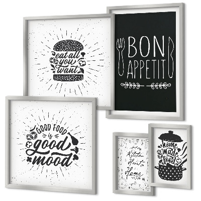 Polyptic înrămat Inspirații în bucătărie