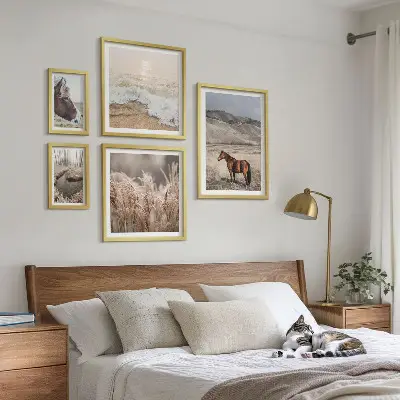 Set de tablouri peisaj cai și apă