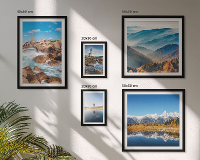 Polyptic înrămat Faruri naturale de munte și mare
