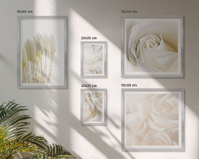 Decorațiune de perete set tablouri Accente de marmură albă roz