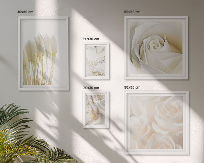 Decorațiune de perete set tablouri Accente de marmură albă roz