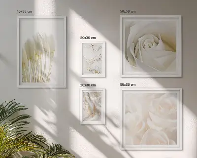 Set tablouri decorative de perete cu accente de marmură albă și roz