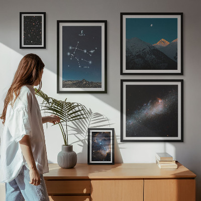 Polyptic înrămat Peisaje cosmice ale galaxiei