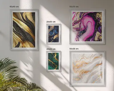 Set de tablouri decorative pentru perete modele abstracte moderne