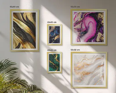 Set de tablouri decorative pentru perete modele abstracte moderne