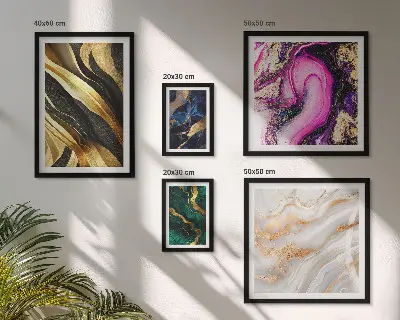 Set de tablouri decorative pentru perete modele abstracte moderne