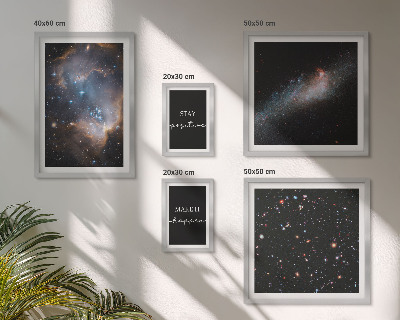 Decorațiune de perete set tablouri Motivația inspirațiilor cosmice