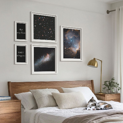 Decorațiune de perete set tablouri Motivația inspirațiilor cosmice