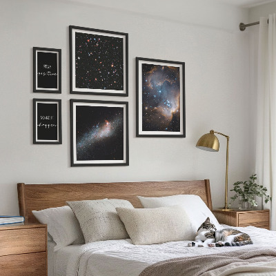 Decorațiune de perete set tablouri Motivația inspirațiilor cosmice