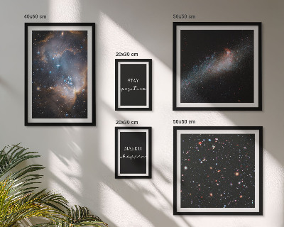 Decorațiune de perete set tablouri Motivația inspirațiilor cosmice