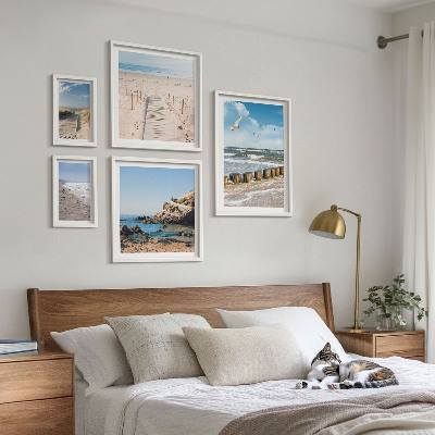Decorațiune de perete set tablouri Peisaje de plajă de pe litoral