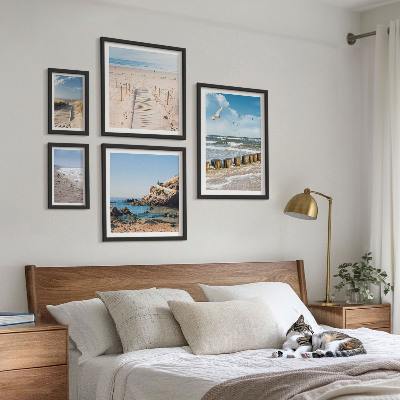 Decorațiune de perete set tablouri Peisaje de plajă de pe litoral