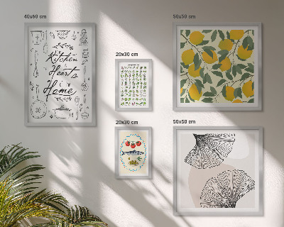Polyptic înrămat Inspirații elegante pentru bucătărie