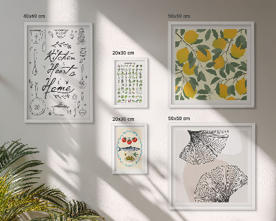 Polyptic înrămat Inspirații elegante pentru bucătărie