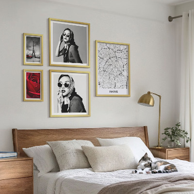 Polyptic înrămat Accente elegante ale modei pariziene