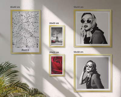 Polyptic înrămat Accente elegante ale modei pariziene