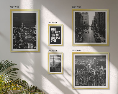 Decorațiune de perete set tablouri Vederi alb-negru ale orașului New York