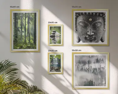 Set tablouri decorative pentru perete cu teme zen relaxante pentru natură