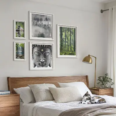 Set tablouri decorative pentru perete cu teme zen relaxante pentru natură