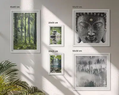 Set tablouri decorative pentru perete cu teme zen relaxante pentru natură