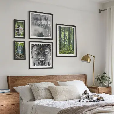 Set tablouri decorative pentru perete cu teme zen relaxante pentru natură