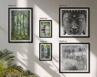 Set tablouri decorative pentru perete cu teme zen relaxante pentru natură