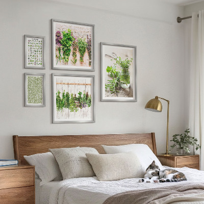 Polyptic înrămat Inspirații de decorare din plante