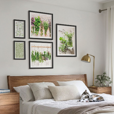 Polyptic înrămat Inspirații de decorare din plante
