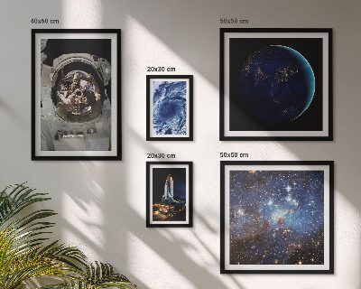 Polyptic înrămat Descoperirile spațiale ale astronauților