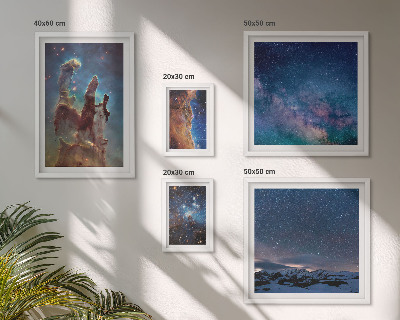 Polyptic înrămat Peisaje cosmice ale galaxiilor