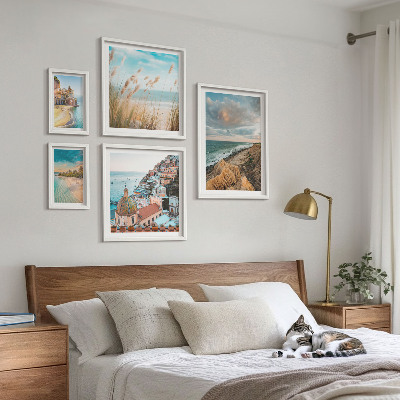 Decorațiune de perete set tablouri Peisaje de plajă ale lumii