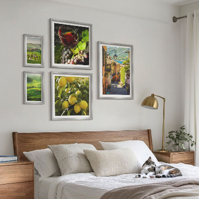 Decorațiune de perete set tablouri Peisajele fermecătoare ale Toscanei