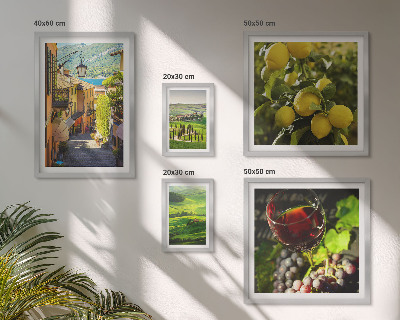 Decorațiune de perete set tablouri Peisajele fermecătoare ale Toscanei